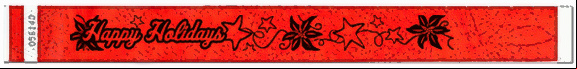 HAPPY HOLIDAYS - STARS 