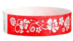 HAWAIIAN FLOWER WRISTBANDS 