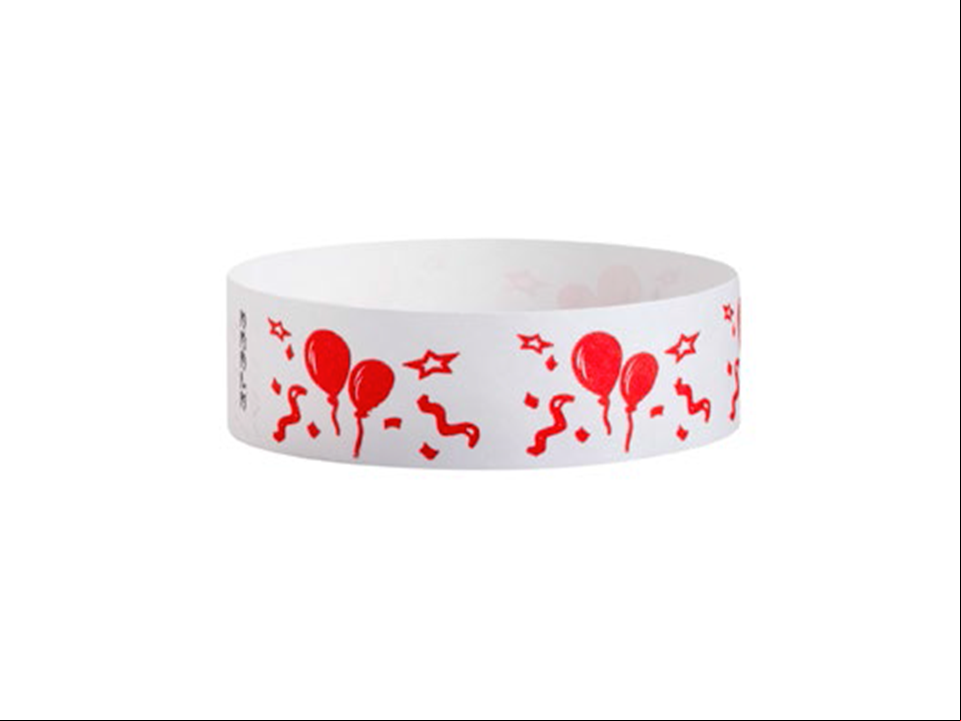RED BALLOONS WRISTBANDS 
